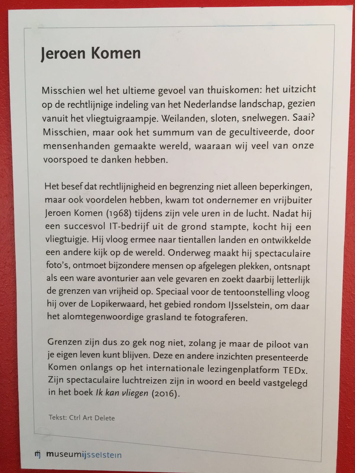 Graskunst MIJ Over Jeroen